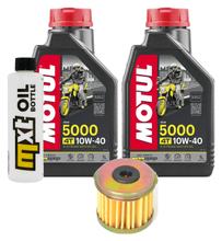 Paquete de inspección 2L 10W-40 y filtro de aceite para Daelim VT VS 125 ccm Año 2000 - 2001
