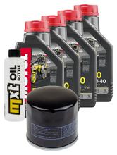 Inspectiepakket 4L 10W-40 + oliefilter voor Ducati Multistrada DS Sportclassic GT Touring Monster S Biposto i.e. Dark SS i.e R 600 - 1000 ccm Bouwjaar 1993 - 2010
