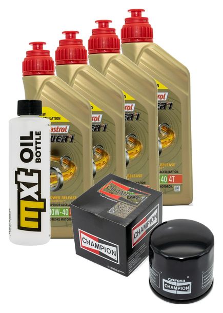 Pacchetto di ispezione 4L 10W-40 + filtro olio per Ducati Multistrada S DS SS Dark ST4 600 - 1000 ccm Anno 1998 - 2006