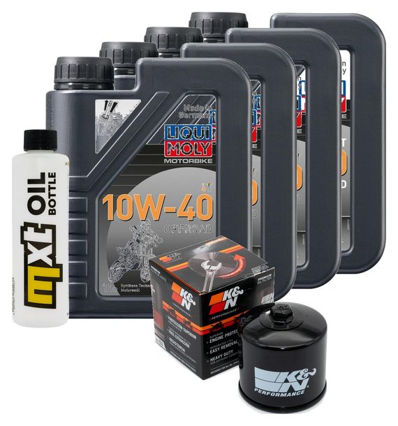 Inspektionspaket 4L 10W-40 + Ölfilter für Ducati Multistrada S DS SS Dark ST4 600 - 1000 ccm Bj. 1998 - 2006