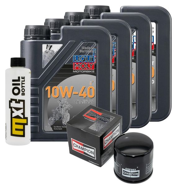 Inspektionspaket 4L 10W-40 + Ölfilter für Ducati SS FE i.e. Carenata Sportclassic GT Touring 900 / 1000 ccm Bj. 1999 - 2006