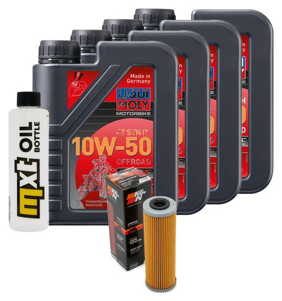 Inspektionspaket 4L 10W-50 + Ölfilter für Ducati Panigale V4 R S Superleggera V2 955 - 1299 ccm Bj. 2015 - 2021