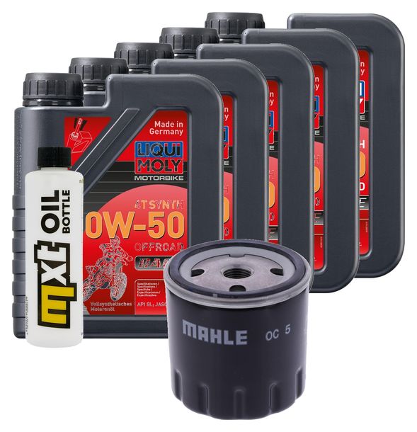 Inspektionspaket 5L 10W-50 + Ölfilter für Ducati Multistrada S ABS 1200 ccm Bj. 2010 - 2011