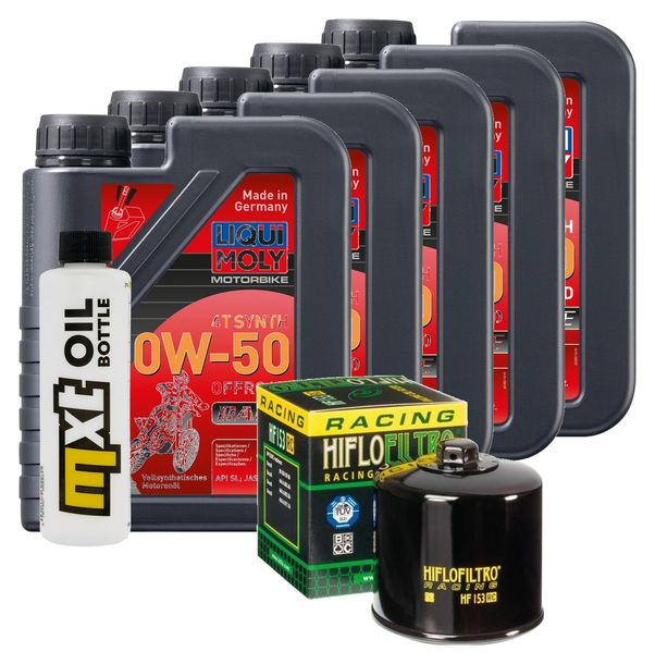Inspektionspaket 5L 10W-50 + Ölfilter für Ducati Multistrada S ABS 1200 ccm Bj. 2010 - 2011