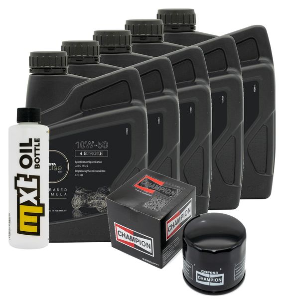 Inspektionspaket 5L 10W-50 + Ölfilter für Ducati Multistrada S ABS 1200 ccm Bj. 2010 - 2011