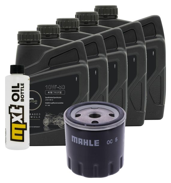 Inspektionspaket 5L 10W-50 + Ölfilter für Ducati Multistrada S ABS 1200 ccm Bj. 2010 - 2011