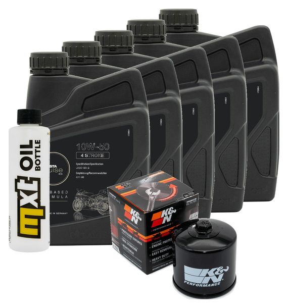 Inspektionspaket 5L 10W-50 + Ölfilter für Ducati Multistrada S ABS 1200 ccm Bj. 2010 - 2011