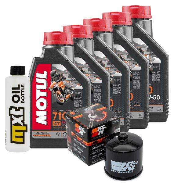 Inspektionspaket 5L 10W-50 + Ölfilter für Ducati Multistrada S ABS 1200 ccm Bj. 2010 - 2011