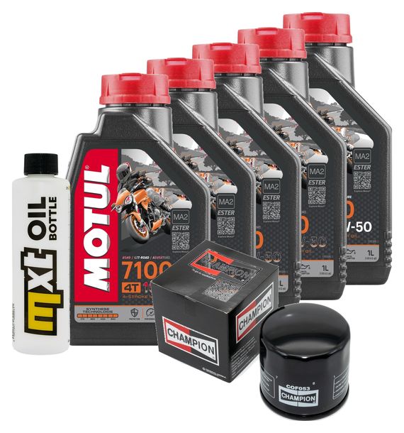Inspektionspaket 5L 10W-50 + Ölfilter für Ducati Multistrada S ABS 1200 ccm Bj. 2012