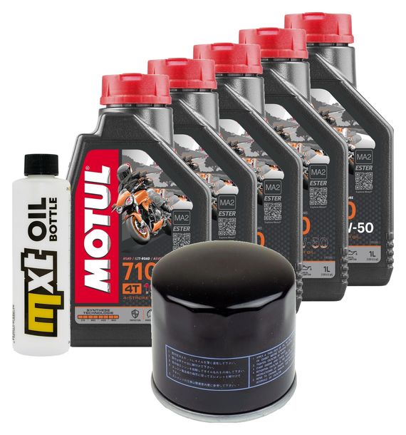 Inspektionspaket 5L 10W-50 + Ölfilter für Ducati Multistrada S ABS 1200 ccm Bj. 2012