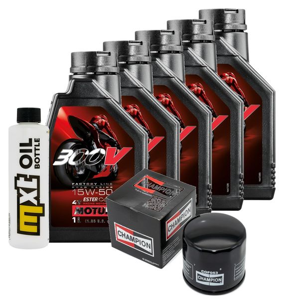 Inspektionspaket 5L 15W-50 + Ölfilter für Ducati Multistrada S ABS 1200 ccm Bj. 2013 - 2015