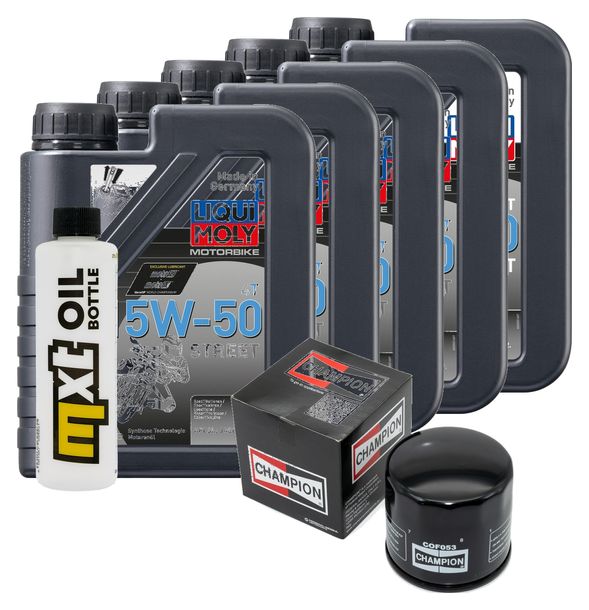 Pacchetto di ispezione 5L 15W-50 + filtro olio per Ducati Multistrada S ABS 1200 ccm Anno 2013 - 2015