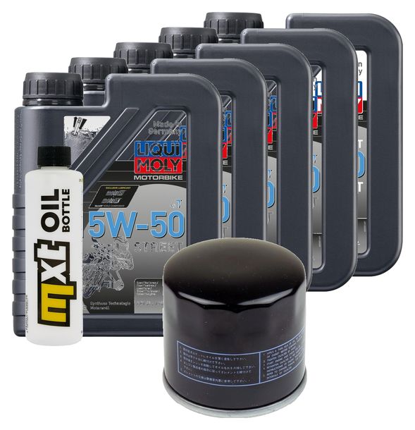 Paquete de inspección 5L 15W-50 + filtro de aceite para Ducati Multistrada S ABS 1200 ccm Año 2013 - 2015