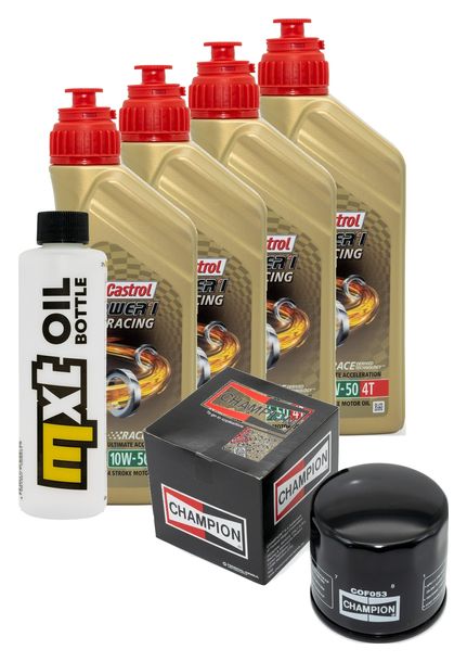 Inspektionspaket 4L 10W-50 + Ölfilter für Ducati Pantah 600 ccm Bj. 1981 - 1982