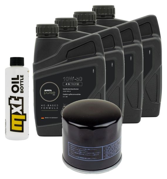 Inspektionspaket 4L 10W-50 + Ölfilter für Ducati SP SPS Paso 748 - 989 ccm Bj. 1986 - 2008