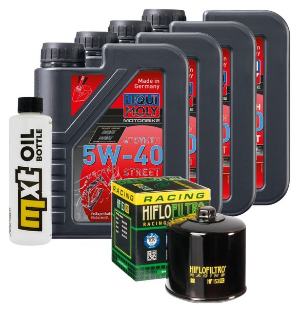 Pacchetto di ispezione 4L 5W-40+filtro olio per Ducati S 749 ccm Anno 2007