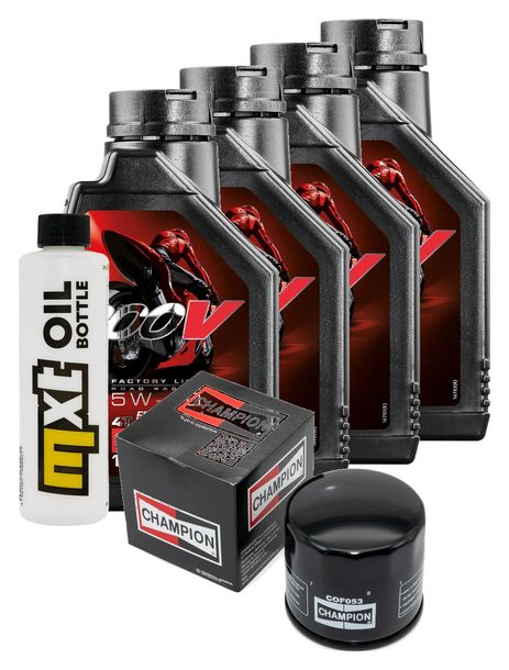 Inspektionspaket 4L 5W-40 + Ölfilter für Ducati S 749 ccm Bj. 2007