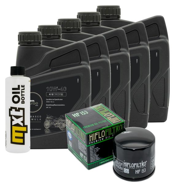 Inspektionspaket 5L 10W-40 + Ölfilter für Ducati SS 750 ccm Bj. 1990