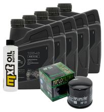 Inspectiepakket 5L 10W-40 + Oliefilter voor Ducati SS 750 ccm Bj. 1990