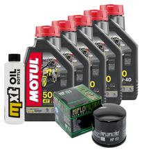 Pacote de Inspeção 5L 10W-40 + Filtro de Óleo para Ducati SS 750 ccm Ano 1990