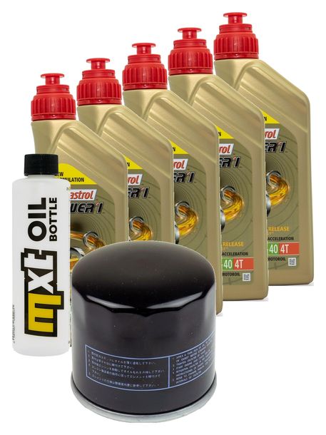 Inspektionspaket 5L 10W-40 + Ölfilter für Ducati SS 750 ccm Bj. 2002