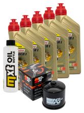Pacote de Inspeção 5L 10W-40 + Filtro de Óleo para Ducati SS 750 / 900 ccm Ano. 1990 - 2001