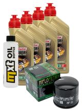 Paquete de inspección 4L 10W-50+filtro de aceite para Ducati Streetfighter S Desmosedici RR 848 / 989 ccm Año 2007 - 2011