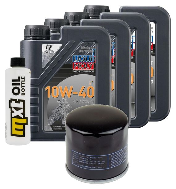 Inspektionspaket 4L 10W-40 + Ölfilter für Ducati Strada 851 ccm Bj. 1991 - 1992