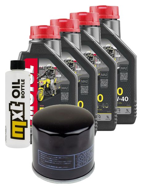 Inspektionspaket 4L 10W-40 + Ölfilter für Ducati Strada 851 ccm Bj. 1991 - 1992