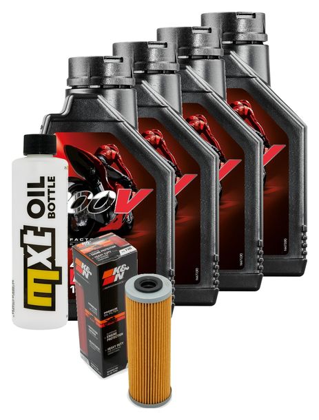 Inspektionspaket 4L 15W-50 + Ölfilter für Ducati Panigale 899 / 959 ccm Bj. 2015 - 2018