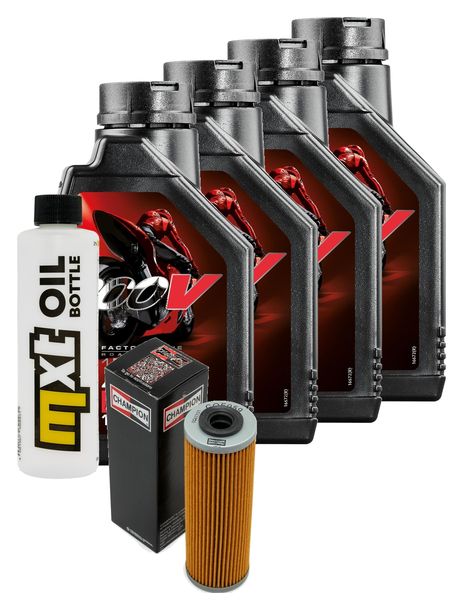 Inspektionspaket 4L 15W-50 + Ölfilter für Ducati Panigale 899 / 959 ccm Bj. 2015 - 2018