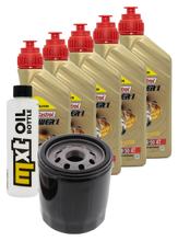 Pacote de inspeção 5L 20W-50 + filtro de óleo para Harley Davidson VRSCR Street-Rod 1130 ccm Ano de fabricação 2006 - 2007