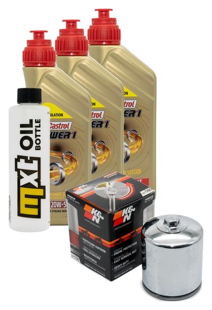Inspektionspaket 3L 20W-50 + Ölfilter + 2x Zündkerze für Harley Davidson XL N Iron 883 ccm Bj. 2009