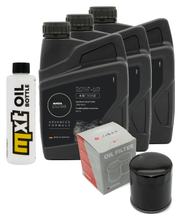 Pacote de Inspeção 3L 20W-50 + Filtro de Óleo + 2x Vela de Ignição para Harley Davidson XL N Iron 883 ccm Ano de Fabricação 2010