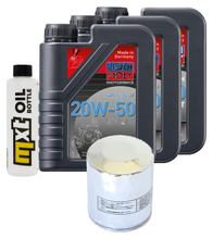 Pacote de Inspeção 3L 20W-50 + Filtro de Óleo para Harley Davidson XLH Sportster 883 ccm Ano de Fabricação 1986