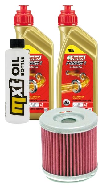Inspektionspaket 2L 5W-40 + Ölfilter für Aprilia RS4 i.e. 125 ccm Bj. 2011 - 2016