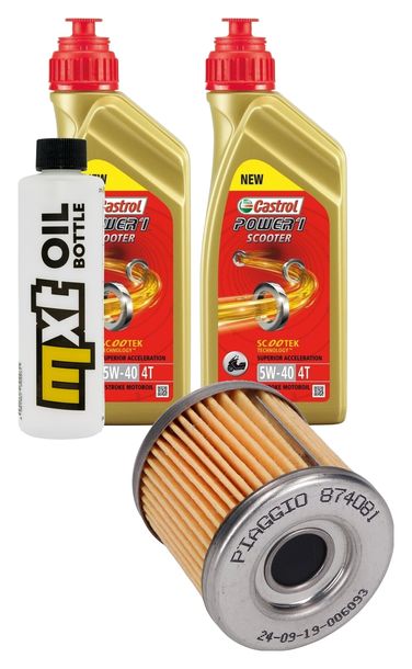 Inspektionspaket 2L 5W-40 + Ölfilter für Aprilia RS4 i.e. 125 ccm Bj. 2011 - 2016