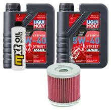 Inspektionspaket 2L 5W-40 + Ölfilter für Aprilia RS4 i.e. 125 ccm Bj. 2011 - 2016
