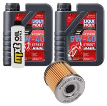 Inspektionspaket 2L 5W-40 + Ölfilter für Aprilia RS4 i.e. 125 ccm Bj. 2011 - 2016