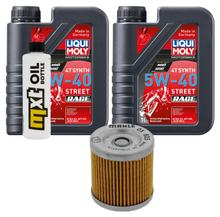 Inspektionspaket 2L 5W-40 + Ölfilter für Aprilia RS4 i.e. 125 ccm Bj. 2011 - 2016