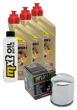 Pacote de Inspeção 3L 20W-50 + Filtro de Óleo para Buell M2 Cyclone S1 Lightning S3 Thunderbolt 1200 ccm Ano. 1998 - 2002
