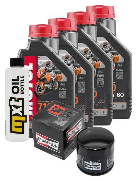 Pacchetto di ispezione 4L 10W-60+filtro olio per Ducati Strada 888 ccm Anno 1993