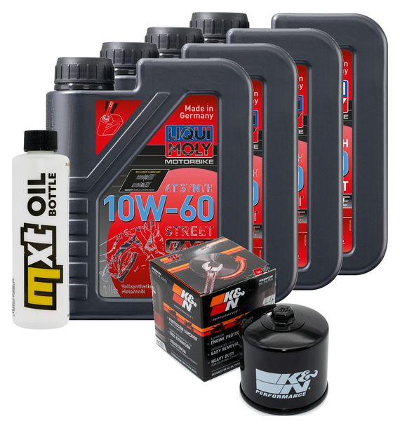 Inspektionspaket 4L 10W-60 + Ölfilter für Ducati Strada 888 ccm Bj. 1993