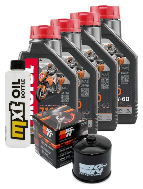 4L 10W-60 inspection package+ oil filter for Ducati Strada 888 ccm Year 1993