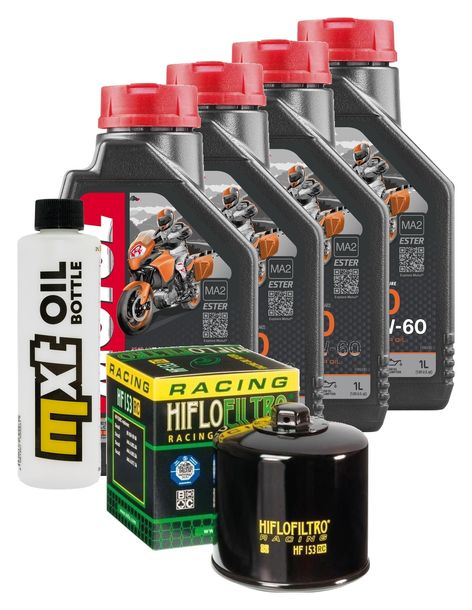 Inspektionspaket 4L 10W-60 + Ölfilter für Ducati Strada 888 ccm Bj. 1994