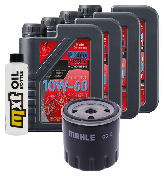 Inspektionspaket 4L 10W-60 + Ölfilter für Ducati Strada 888 ccm Bj. 1994