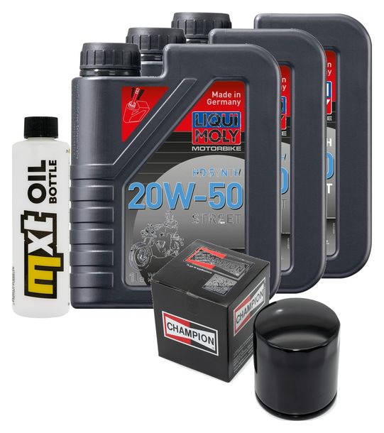 Inspektionspaket 3L 20W-50 + Ölfilter für Buell X1 Lightning 1200 ccm Bj. 2002