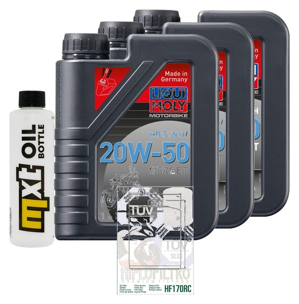 Inspektionspaket 3L 20W-50 + Ölfilter für Buell X1 Lightning 1200 ccm Bj. 2002
