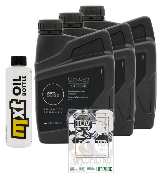 Inspektionspaket 3L 20W-50 + Ölfilter für Buell X1 Lightning 1200 ccm Bj. 2002