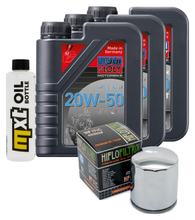 Pacchetto di ispezione 3L 20W-50+filtro olio per Buell X1 Lightning 1200 ccm Anno 2002